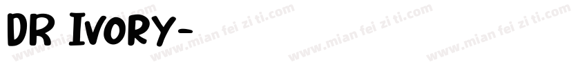 DR Ivory字体转换